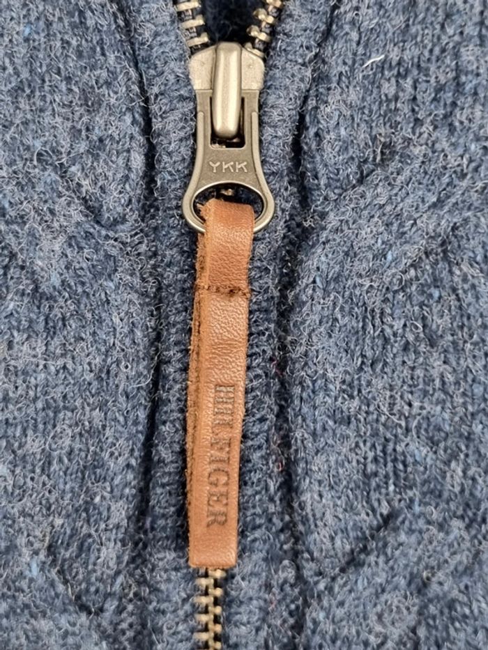 Veste zippée Tommy Hilfiger – Bleu – Taille M Hommes (mesures en photos) - photo numéro 5