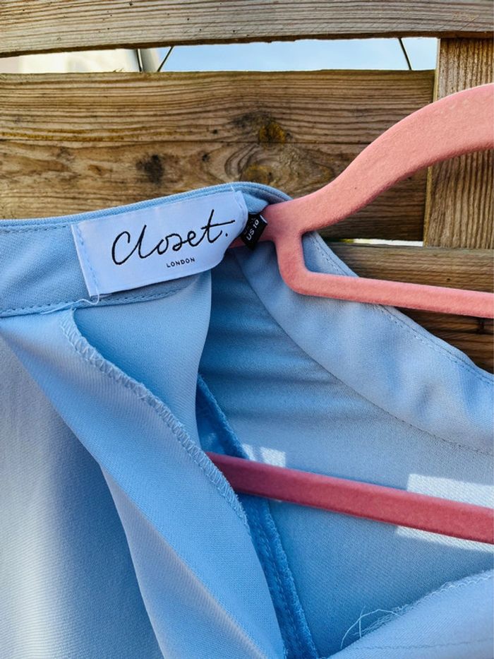 Blouse bleu ciel - Taille 42 - photo numéro 8