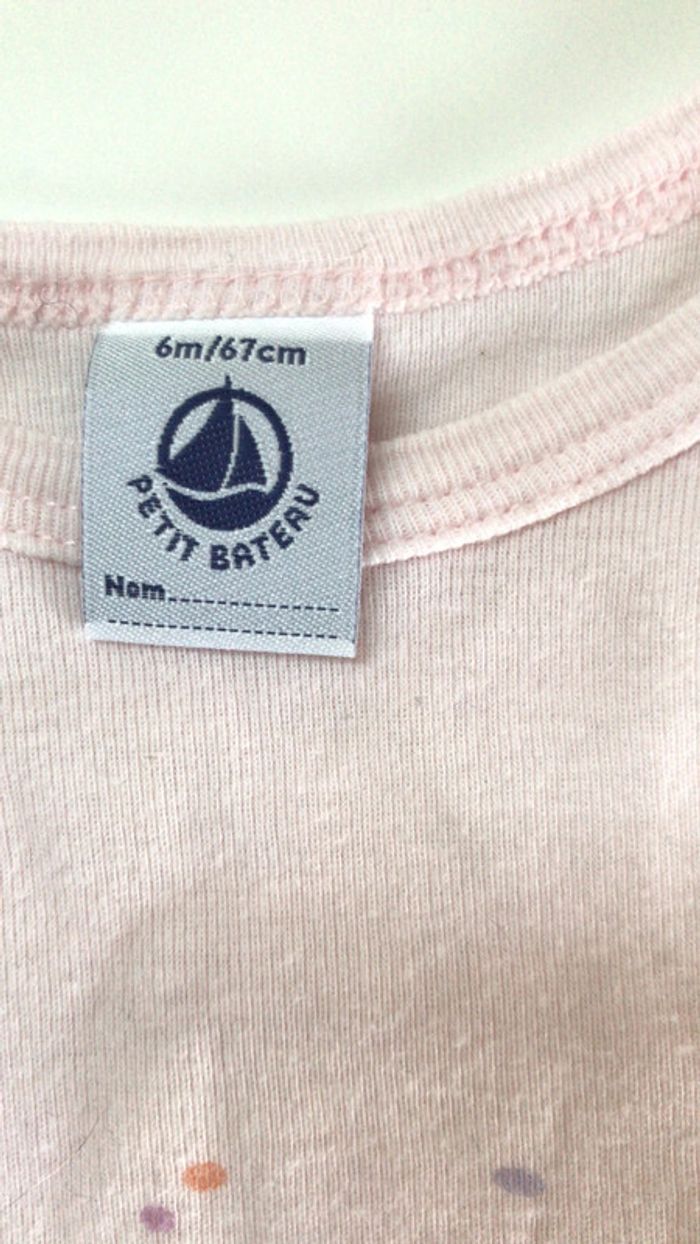 Petit bateau body 6 mois - photo numéro 2