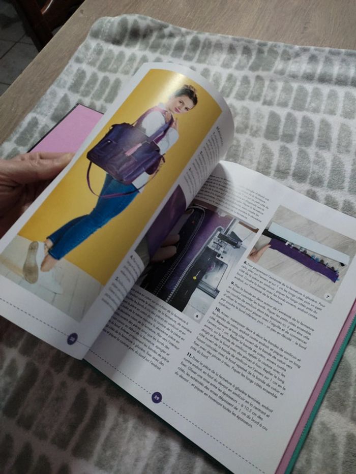 Livre couture le sac idéal avec patrons Ngv - photo numéro 6