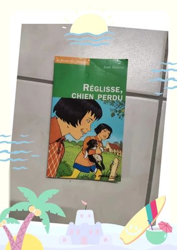 Livre réglisse chien perdu