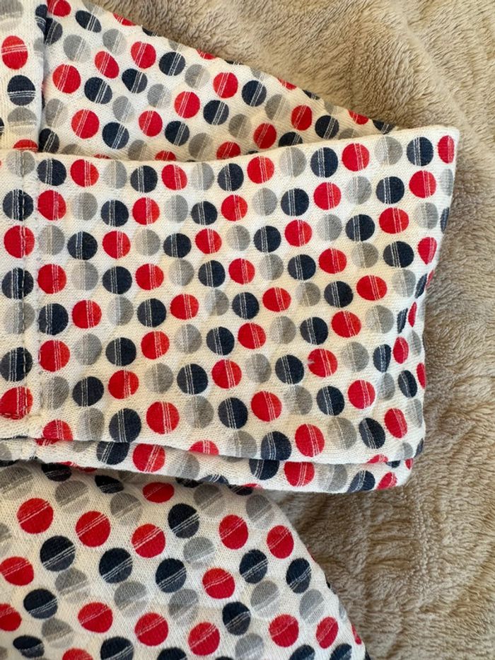 Robe en coton manches longues bébé fille 12 mois Obaïbi - photo numéro 4