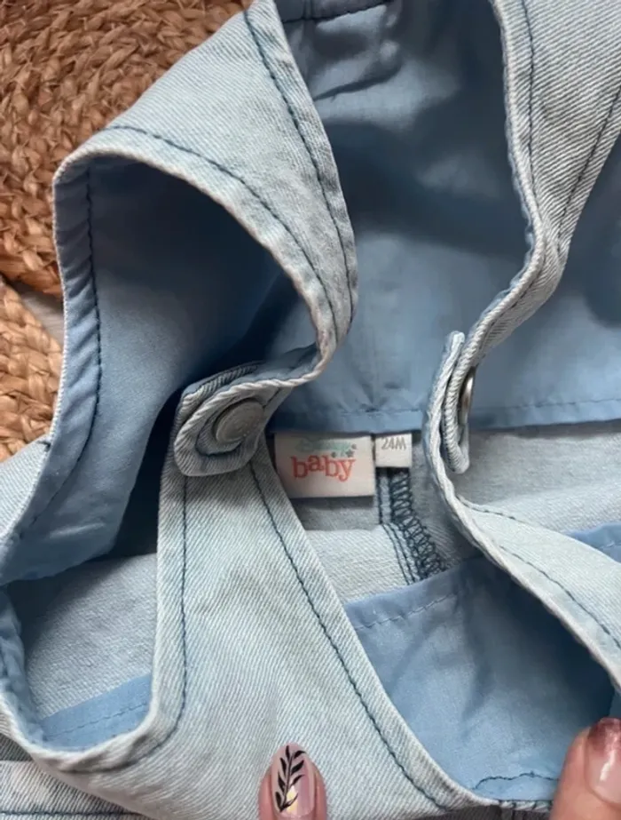 Robe jean effet délavé Minnie 24m - photo numéro 4