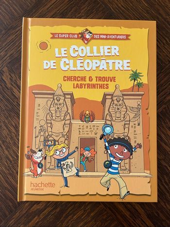 Livre McDo le collier de Cléopâtre