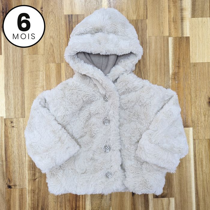 Manteau / Veste réversible très chaude - bébé 6 mois - photo numéro 3