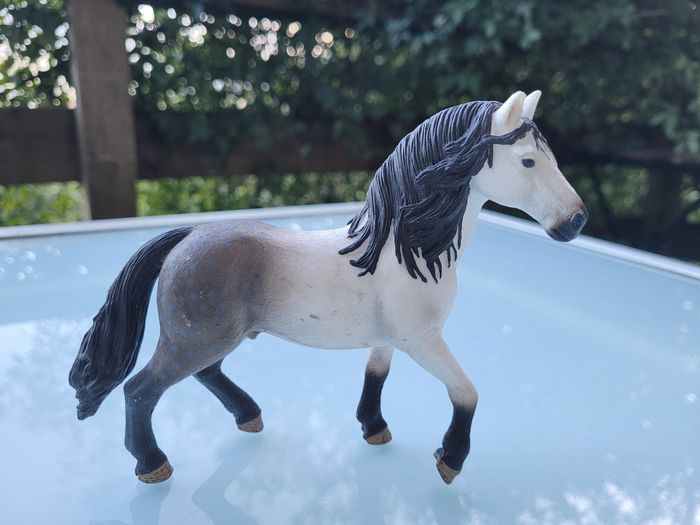 Lot de 3 Chevaux Scheich : noir et blanc, gris et blanc et blanc - photo numéro 5