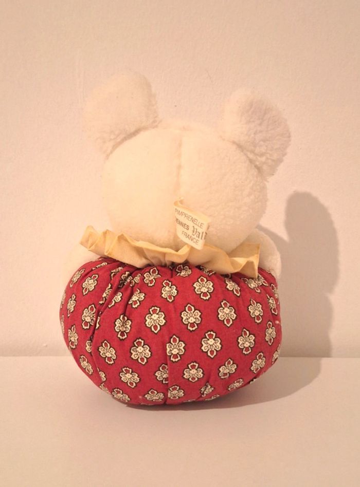 Peluche boule Souris Vintage - photo numéro 2