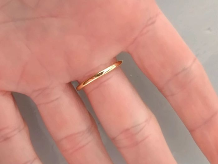Bague pierre orange - photo numéro 2