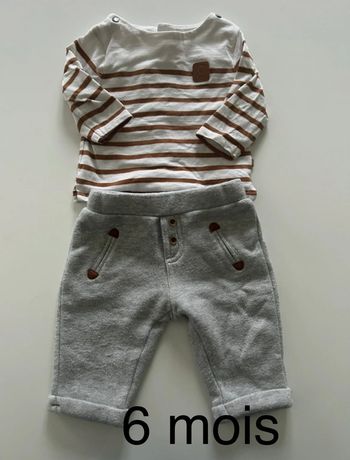 Ensemble pull et pantalon 6 mois