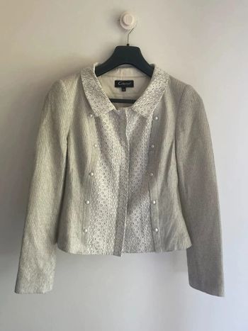 Veste blanche dentelle Caterina Leman