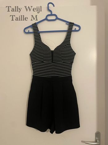 Combishort Tally Weijl - Noir et Blanc - Taille M
