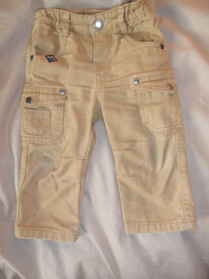 Pantalon multi poches garçon, Gemo, 12 mois - photo numéro 1