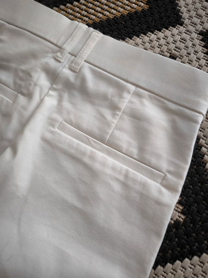 Pantalon blanc ZARA – Taille S – Coupe évasée élégante - photo numéro 4