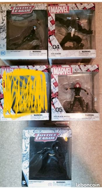 Lot de 4 figurines marvel 
