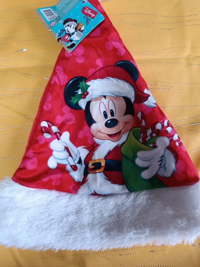 Bonnet de Noël Mickey Neuf - photo numéro 2
