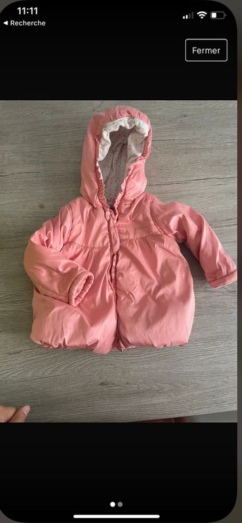 Manteau fille 12 mois