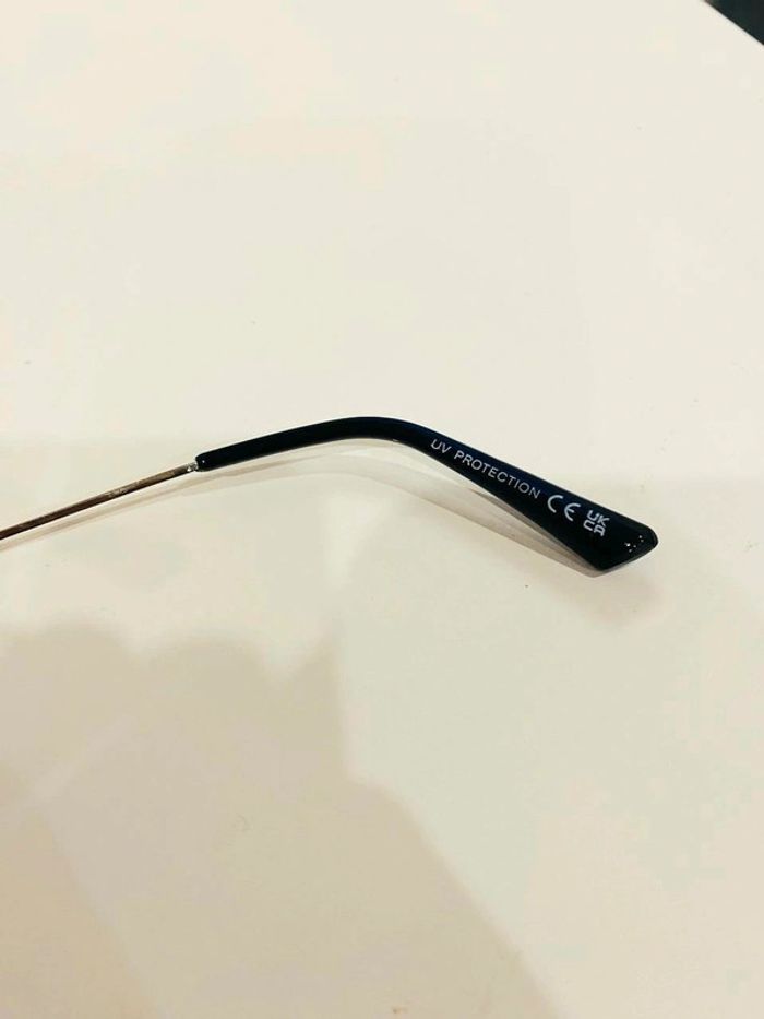 Lunette de soleil mixte noire dégradés en bleu uvprotection catégorie 3 - photo numéro 5