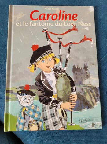 RARE Caroline et le Fantôme du Loch Ness monstre livre rare album Pierre Probst