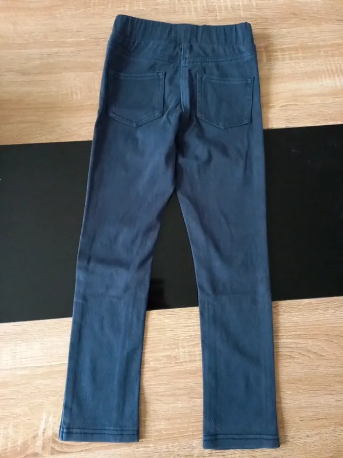 Pantalon bleu fille 8 ans - photo numéro 4