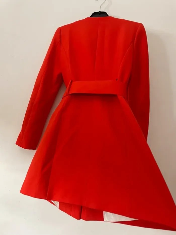 Zara robe veste blazer tailleur ceinturée taille XS - photo numéro 7