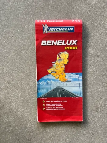 Carte routière Belgique Michelin
