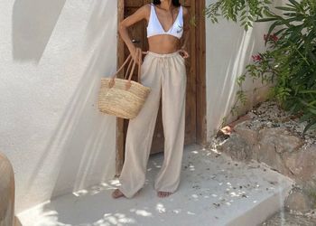 Pantalon d été fluide Zara