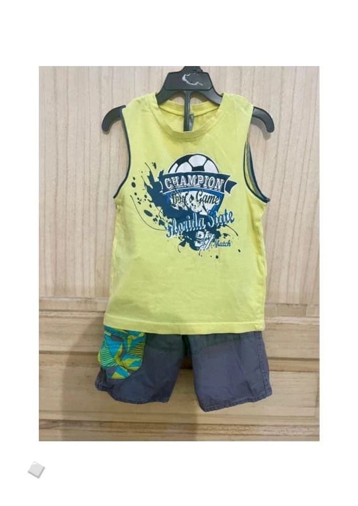 Débardeur et bermuda 4 ans