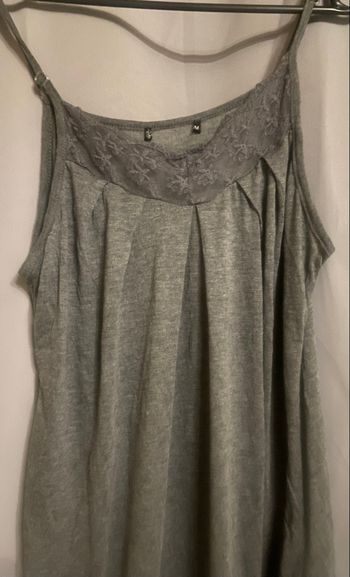 Nuisette dentelle grise