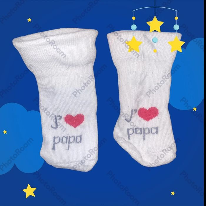 Chaussette blanche bébé