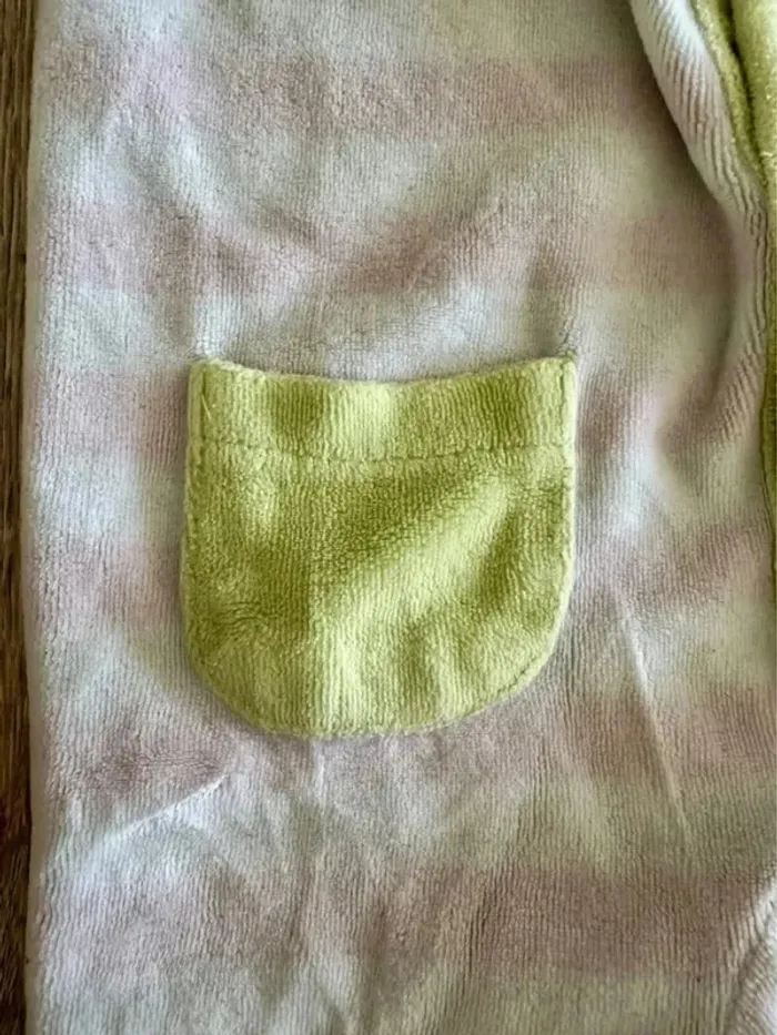 Grenouillère pyjama mixte velours 6 mois - photo numéro 5