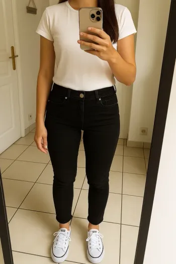 Jeans noir slim