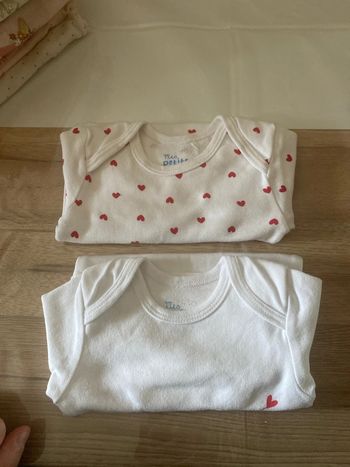 Lot de 2 body ML Mes petits cailloux 12 mois