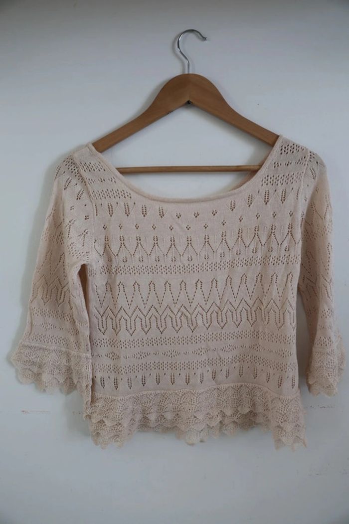 C38 Top Crochet Taille 36