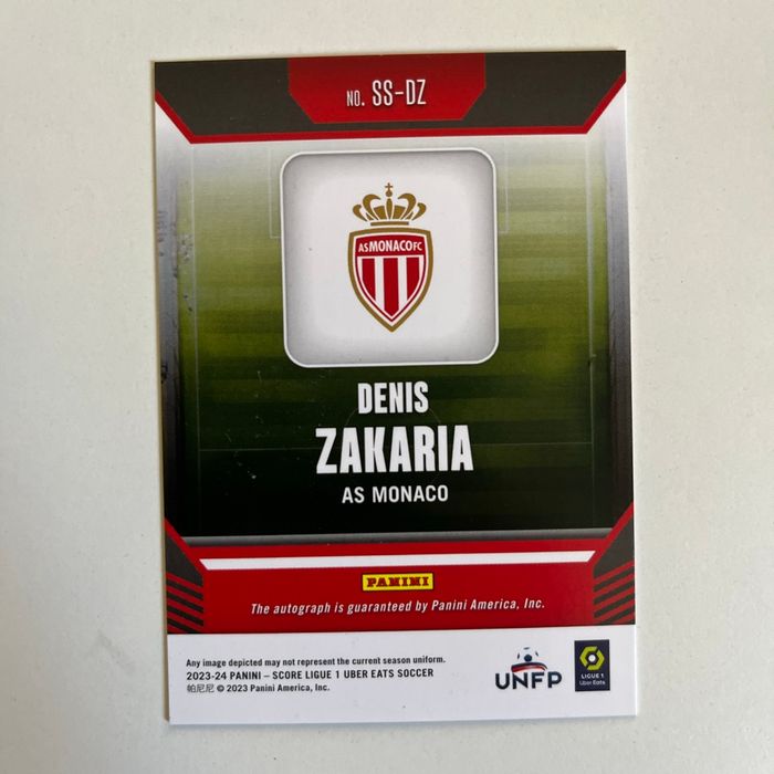 Carte panini rare autographe 06/10 « As Monaco - photo numéro 3