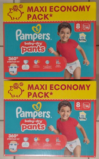 Couches pampers baby dry pants T8