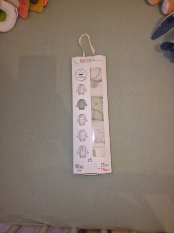 Lot de 5 bodies Naissance