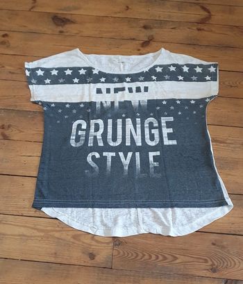 T-shirt court croc top New Grunge Style Gémo XS