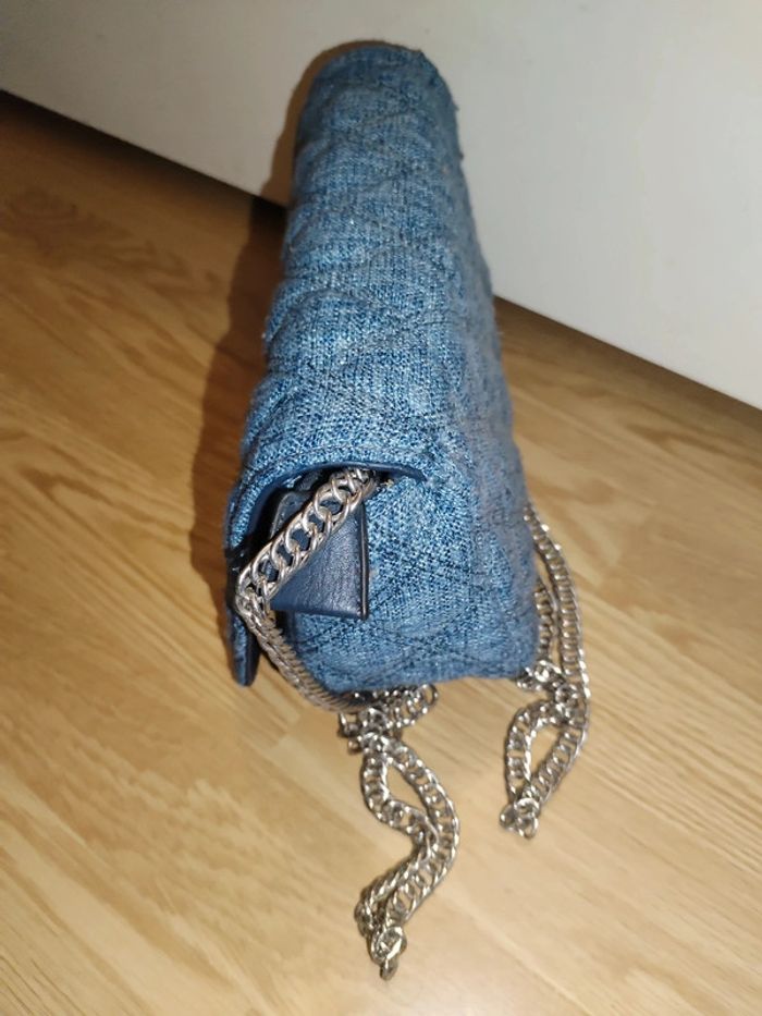 Sac à main bleu jean - photo numéro 13