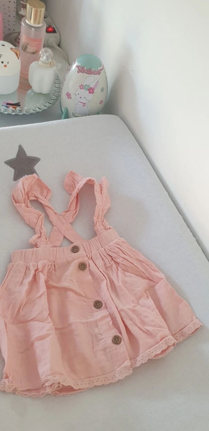 Robe bretelles bébé fille 6-9 mois - photo numéro 2