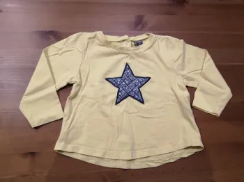 T-shirt jaune 12 mois