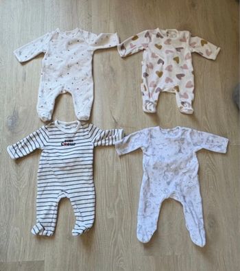 Lot de 4 pyjamas 