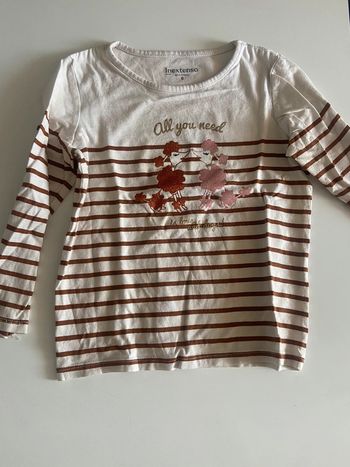 T shirt manche longue fille