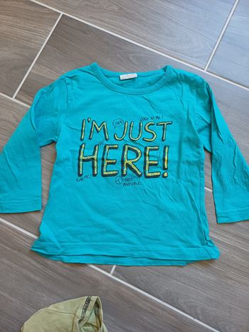 T-shirt manches longues Kidkanai garçon 24 mois