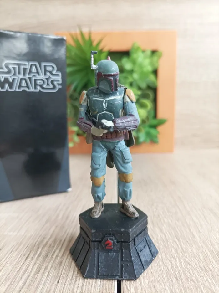 Figurine pièce d'échecs Boba Fett Star Wars Altaya