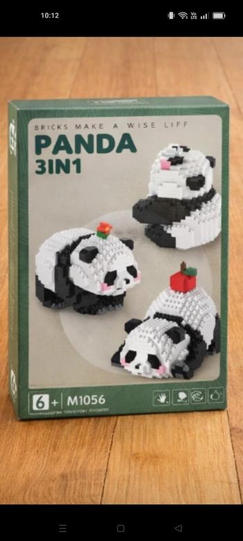 Jeux de construction 3 en 1 panda mignon !