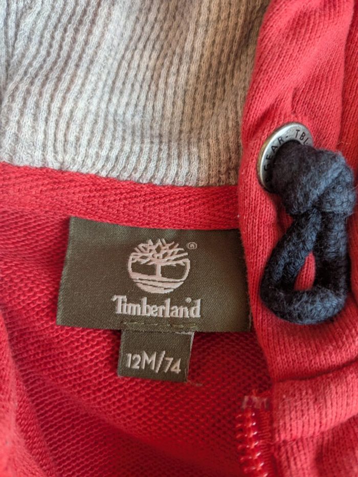 Veste zippée Timberland 12 mois - photo numéro 3