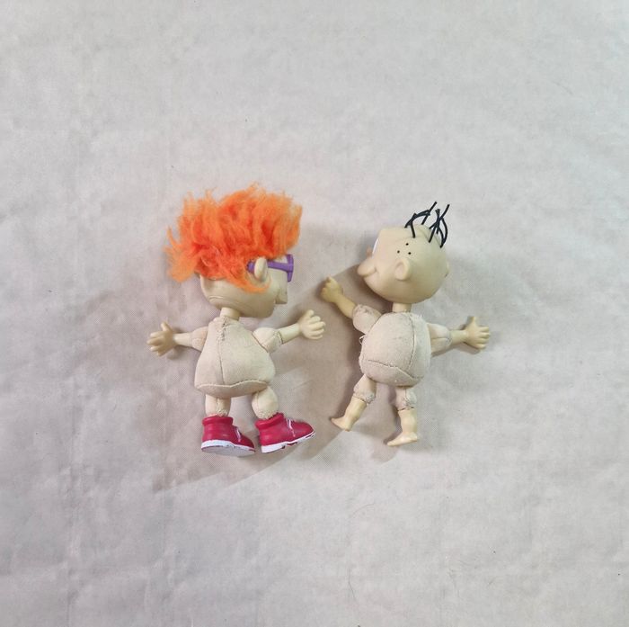 Lot de 2 poupée  / figurine  , des Razmoket  , casse bonbon et la binocle  , Nickelodeon  , 1997/98 - photo numéro 4
