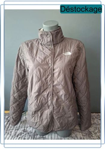 Veste femme the north face marron - taille M - brodé