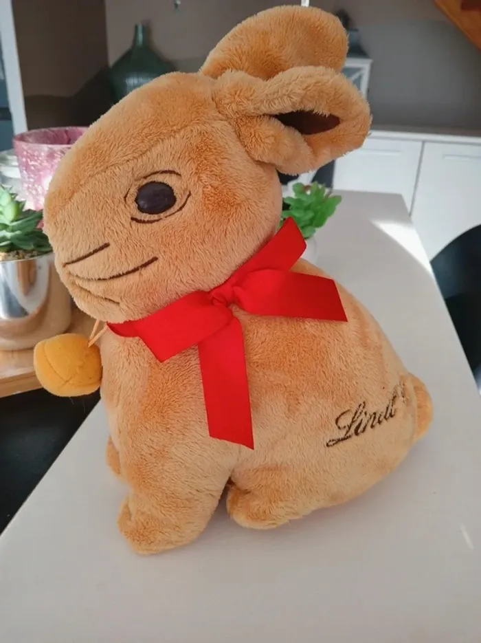 Péluche Lapin Lindt 🌿🎁 - photo numéro 7