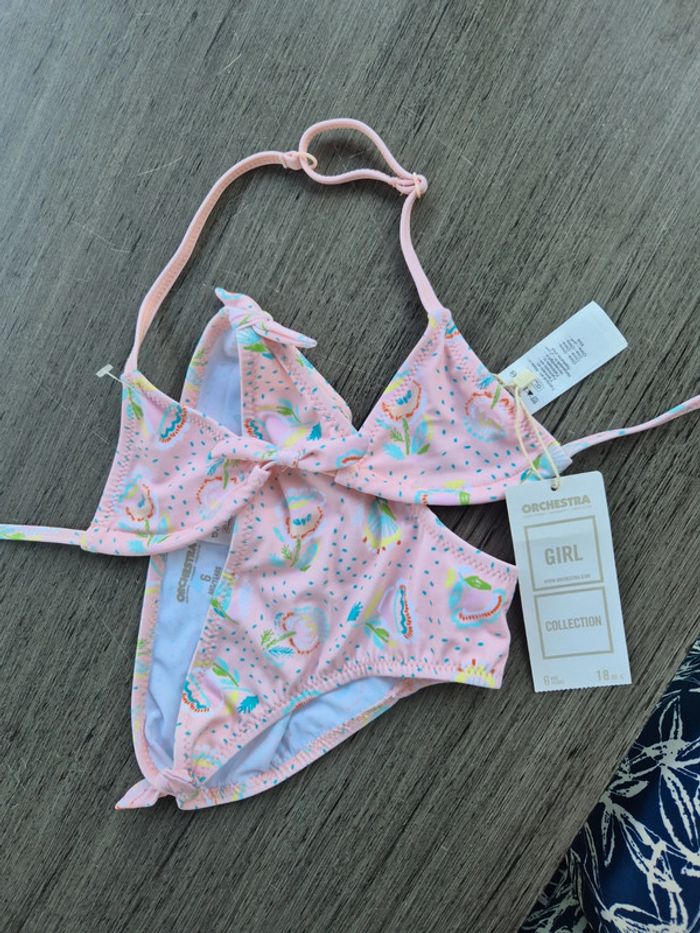 Maillot de bain piscine plage fille 6 ans orchestra